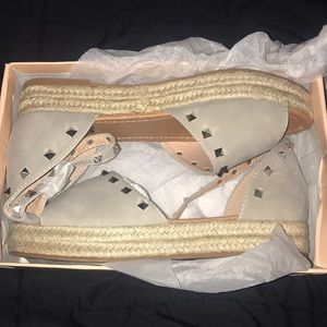 BRAND NEW* studded ankle strap sandals